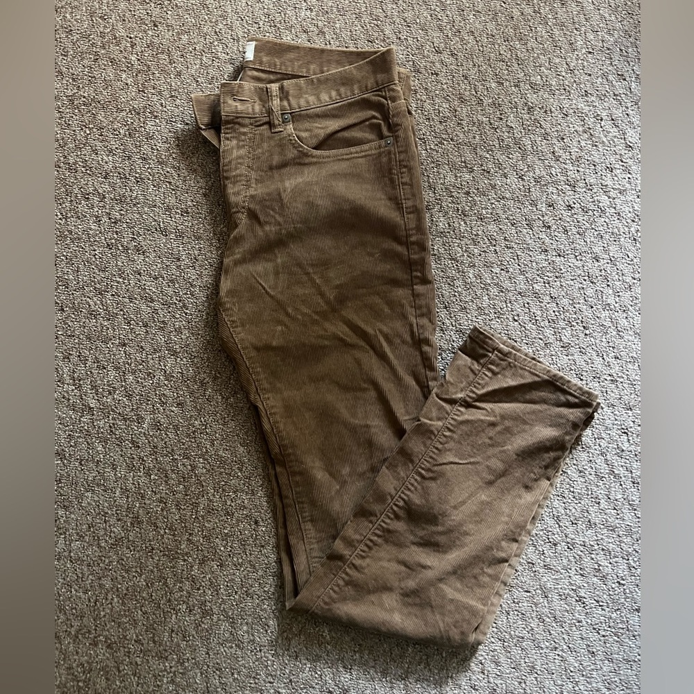 Mens j crew corduroy pants 29x32